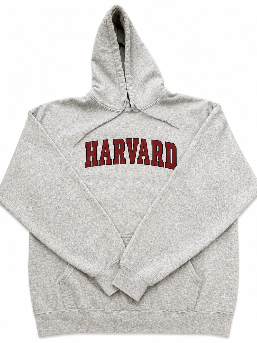Harvard University Hoodie Sweatshirt Gray Pullover Adult XL Spell Out Collegiate